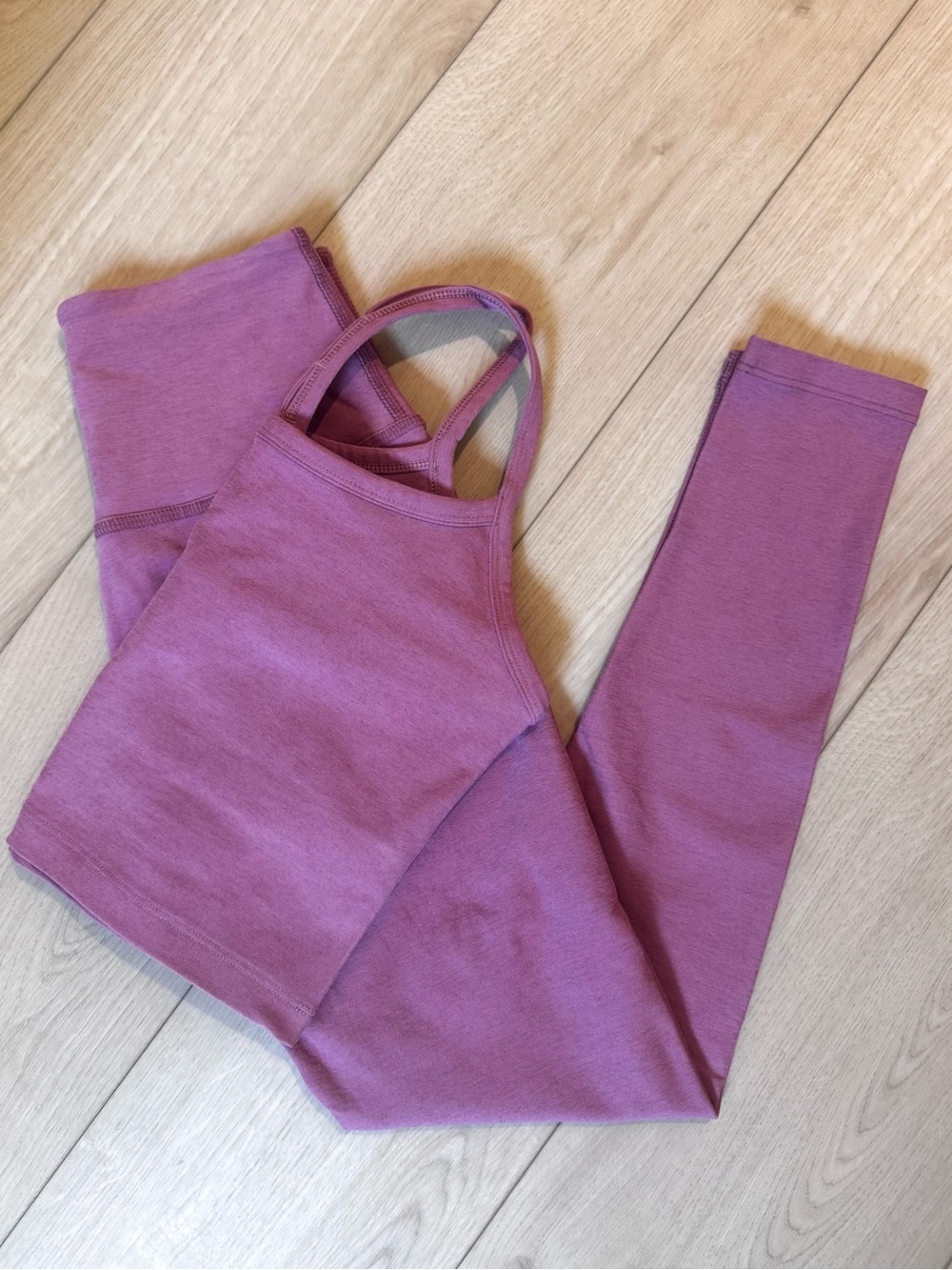 Beyond Yoga Spacedye Slim Racerback Cropped Tank & Midi Leggings Full Set - Picture 7 of 8